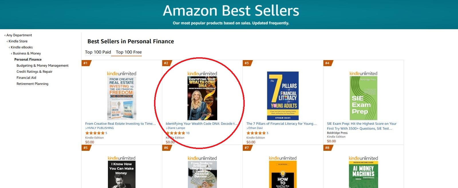 Amazon #1 Bestseller -Women & Business